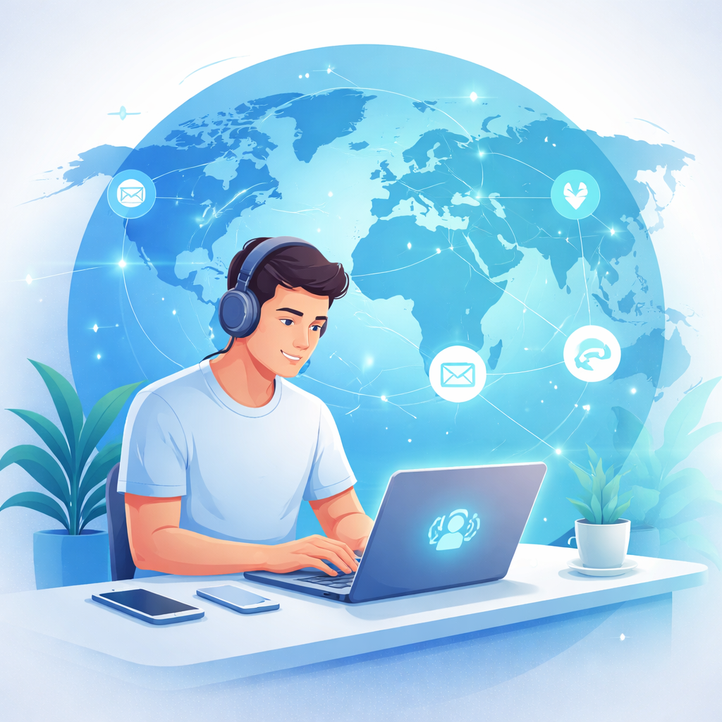 Editorial cover for global AI side hustles guide